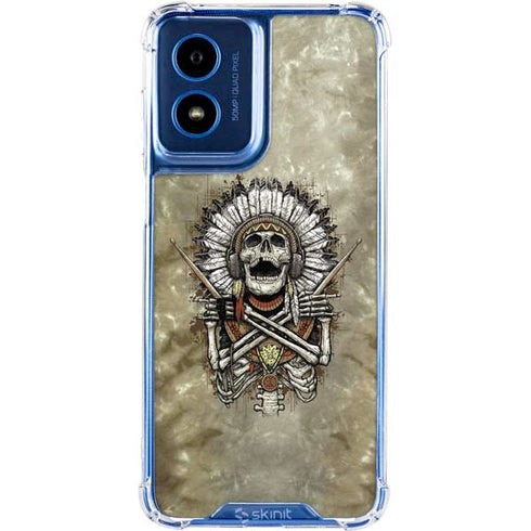 Liquid Blue Tribal Beats Moto G 5G (2024) Clear Case